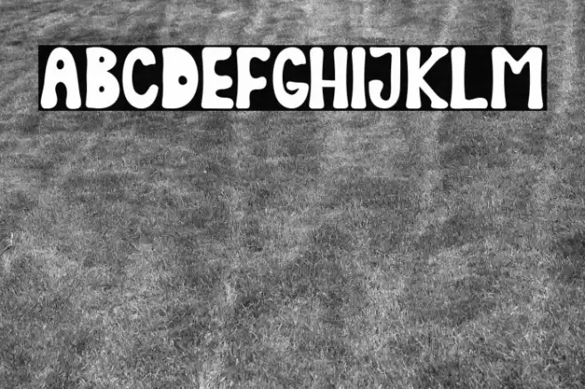 Flying Balloon Font examples