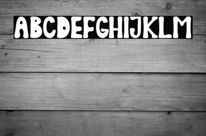 Flying Balloon Font examples