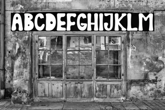 Flying Balloon Font examples