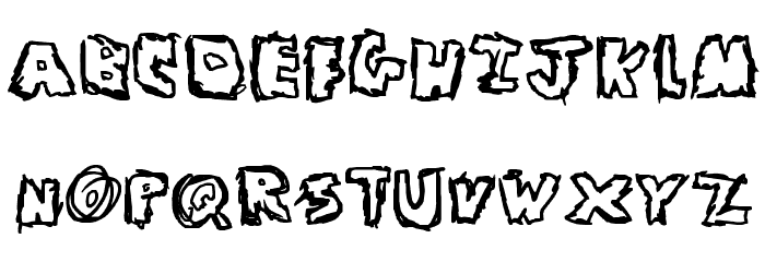 Flying Colours Don't Run Font LOWERCASE