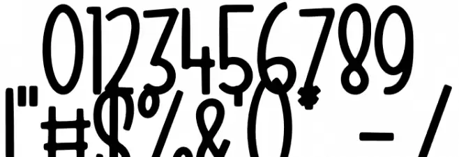 Flying Foxes Font OTHER CHARS