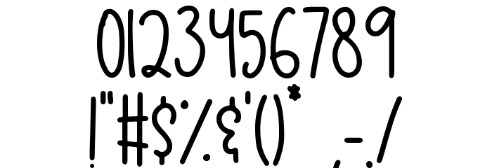 Flying Home Font OTHER CHARS
