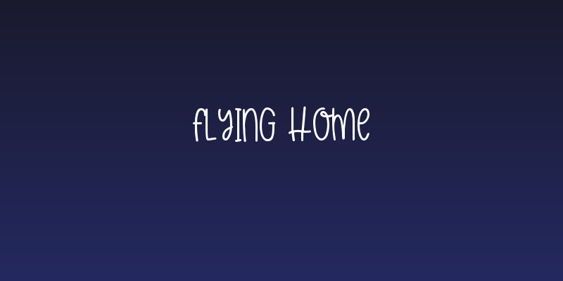 Flying Home Social Header