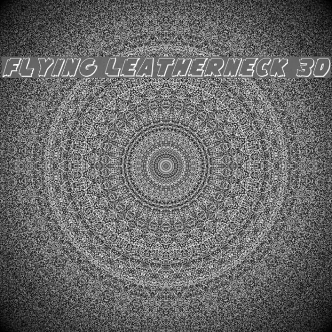 Flying Leatherneck 3D Font examples