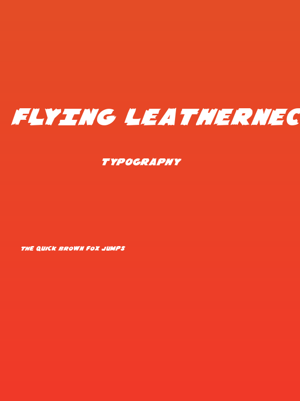 Flying Leatherneck Expanded Poster