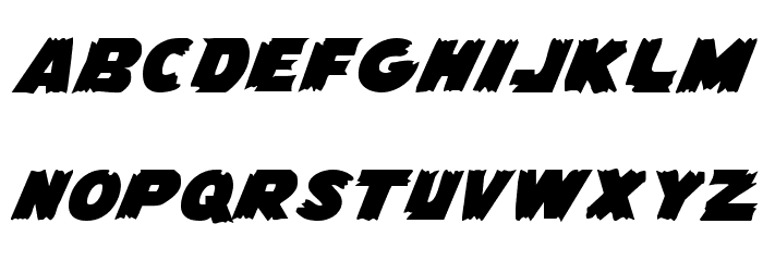 Flying Leatherneck Expanded Font Litere mici