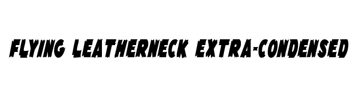 Flying Leatherneck Extra-condensed  Frei Schriftart Herunterladen