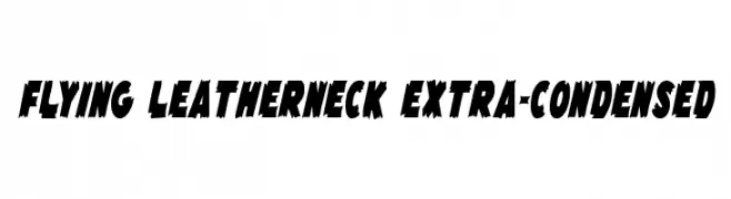 Flying Leatherneck Extra-condensed  لخطوط تنزيل