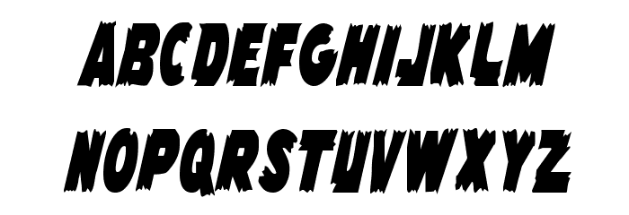 Flying Leatherneck Extra-condensed Font LOWERCASE