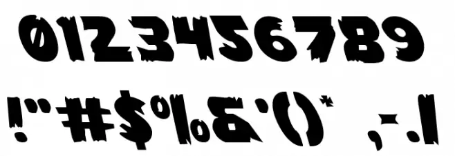 Flying Leatherneck Leftalic Font OTHER CHARS