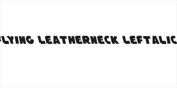Flying Leatherneck Leftalic Logo