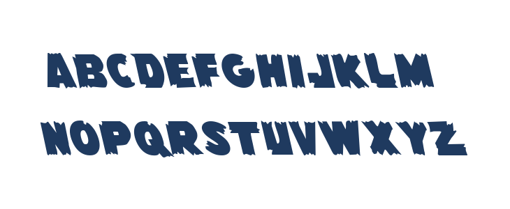 Flying Leatherneck Leftalic Lowercase