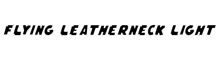 Flying Leatherneck Light  Frei Schriftart Herunterladen