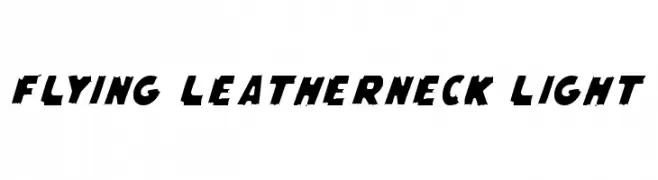 Flying Leatherneck Light  नि: शुल्क फ़ॉन्ट्स डाउनलोड