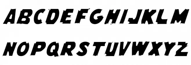 Flying Leatherneck Light फ़ॉन्ट अपरकेस