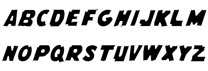 Flying Leatherneck Light Font LOWERCASE