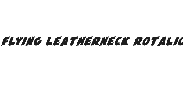 Flying Leatherneck Rotalic Logo
