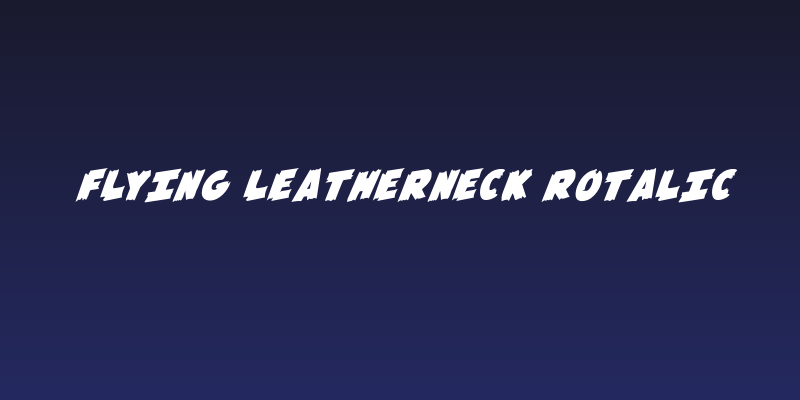Flying Leatherneck Rotalic Social Header