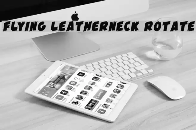 Flying Leatherneck Rotate Font examples