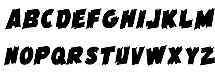 Flying Leatherneck Rotate Font LOWERCASE