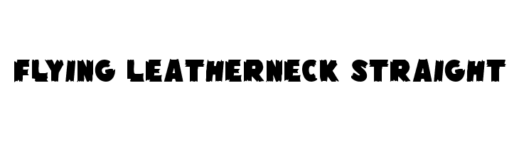 Flying Leatherneck Straight Font - FFonts.net