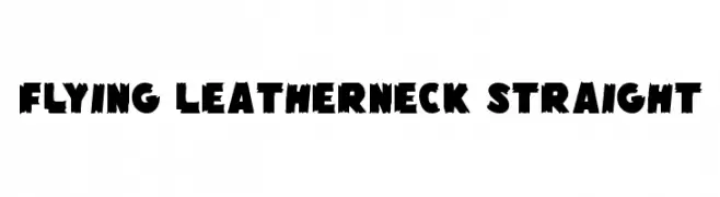 Flying Leatherneck Straight  नि: शुल्क फ़ॉन्ट्स डाउनलोड