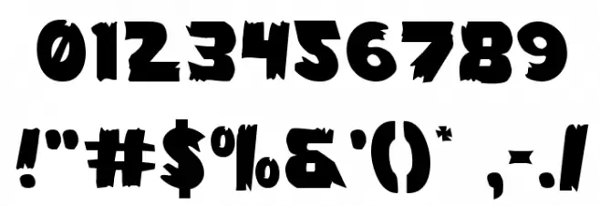 Flying Leatherneck Straight Font OTHER CHARS