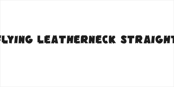 Flying Leatherneck Straight Logo