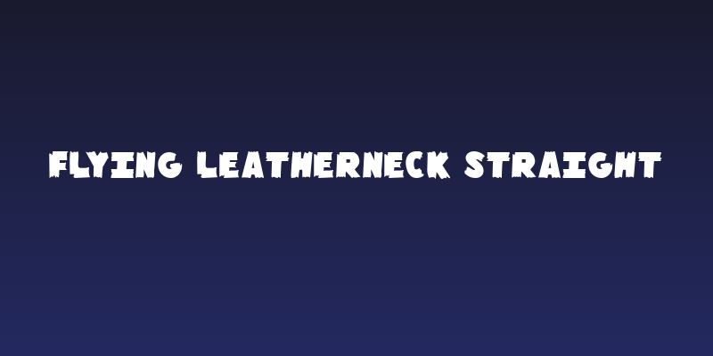 Flying Leatherneck Straight Social Header