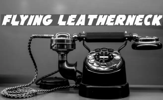 Flying Leatherneck Fonte examples