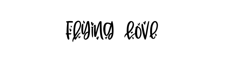 Flying Love  baixar fontes gratis