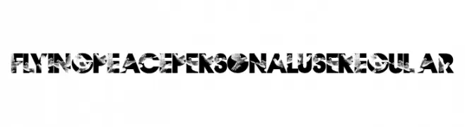 Flying Peace PERSONAL USE Regular  les polices de caractères gratuit tlcharger