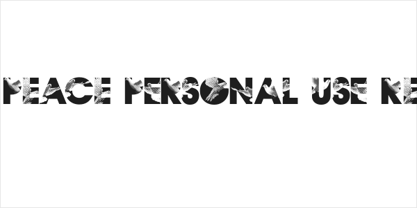 Flying Peace PERSONAL USE Regular Logo