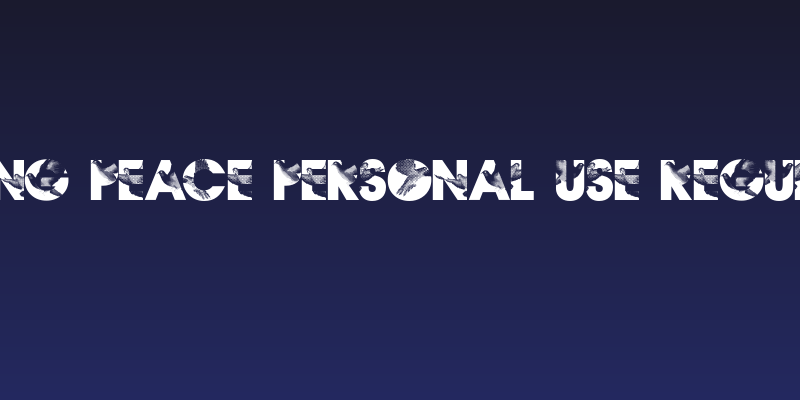 Flying Peace PERSONAL USE Regular Social Header