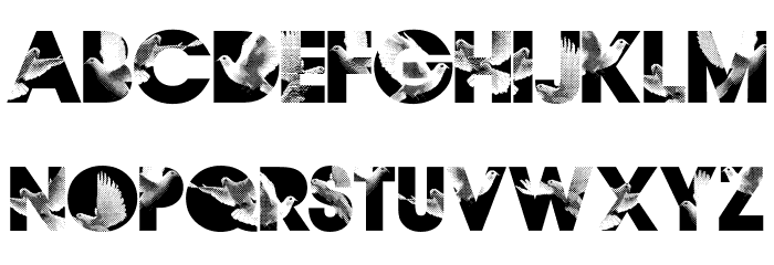 Flying Peace PERSONAL USE Regular Font LOWERCASE
