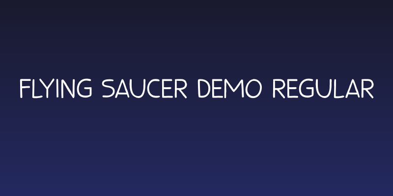 Flying Saucer DEMO Regular Social Header