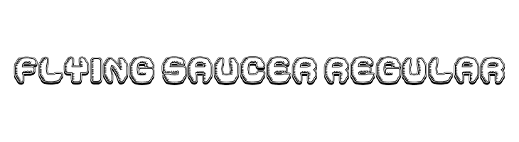 Flying Saucer Regular  Descarca Fonturi Gratis