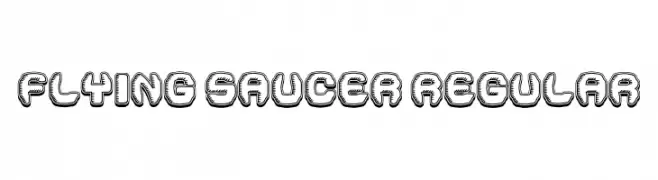 Flying Saucer Regular  لخطوط تنزيل