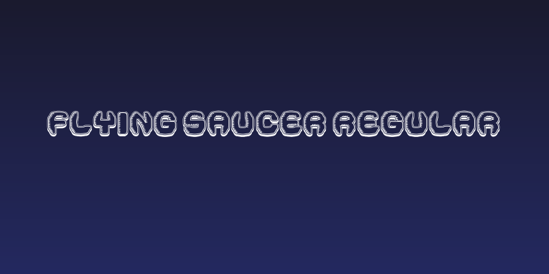 Flying Saucer Regular Social Header