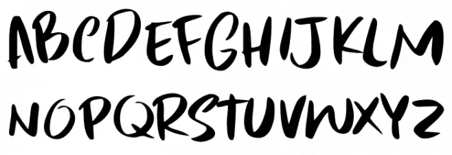 Flying Saucer Script DEMO Regular Font UPPERCASE