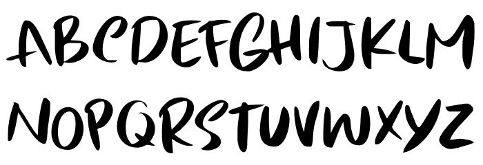 Flying Saucer Script DEMO Regular Font LOWERCASE