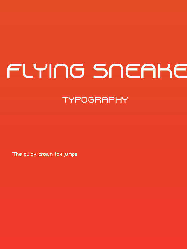 Flying Sneakers Poster