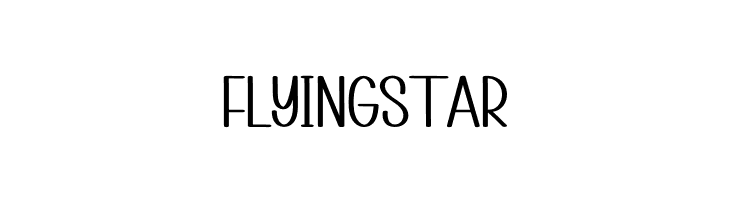 Flying Star  Frei Schriftart Herunterladen