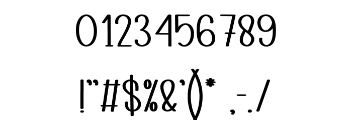 Flying Star Font OTHER CHARS