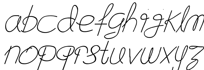 Flying Without Wings Bold Font LOWERCASE