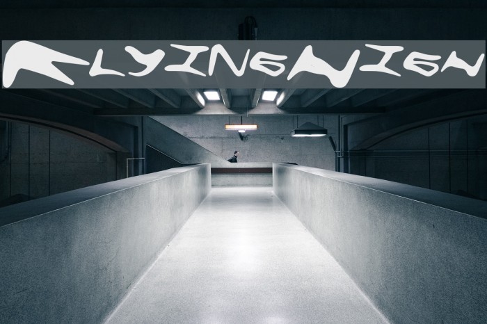 FlyingHigh Font examples