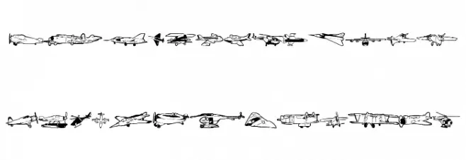 FlyingHistory Caratteri MAIUSCOLE