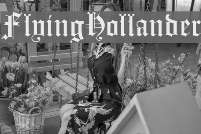 FlyingHollander フォント examples