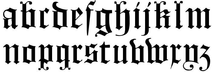FlyingHollander Font LOWERCASE