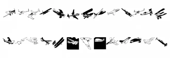FlyingOne Schriftart Groß